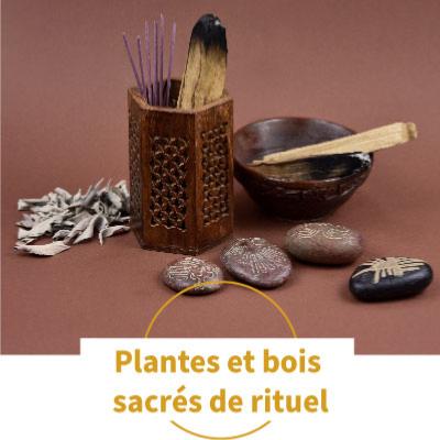 Vente en ligne de plantes et bois sacrs de rituel