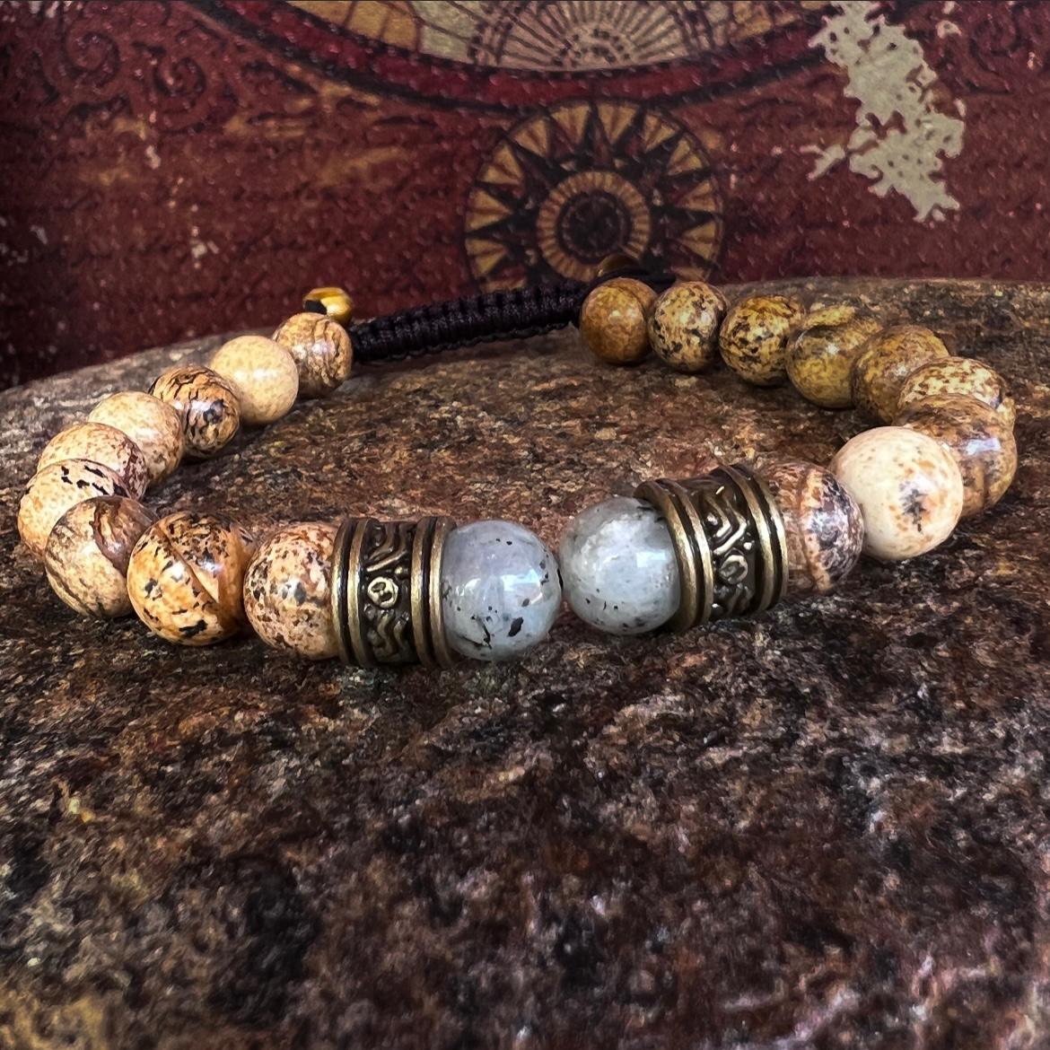 Jaspe paysage ¤ Labradorite