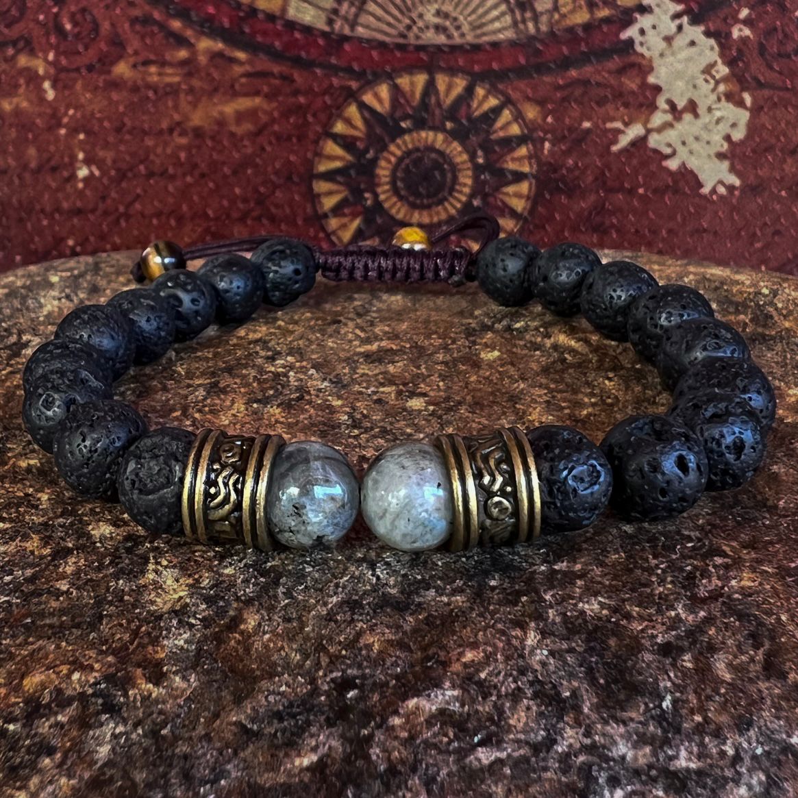 Pierre de lave ¤ Labradorite
