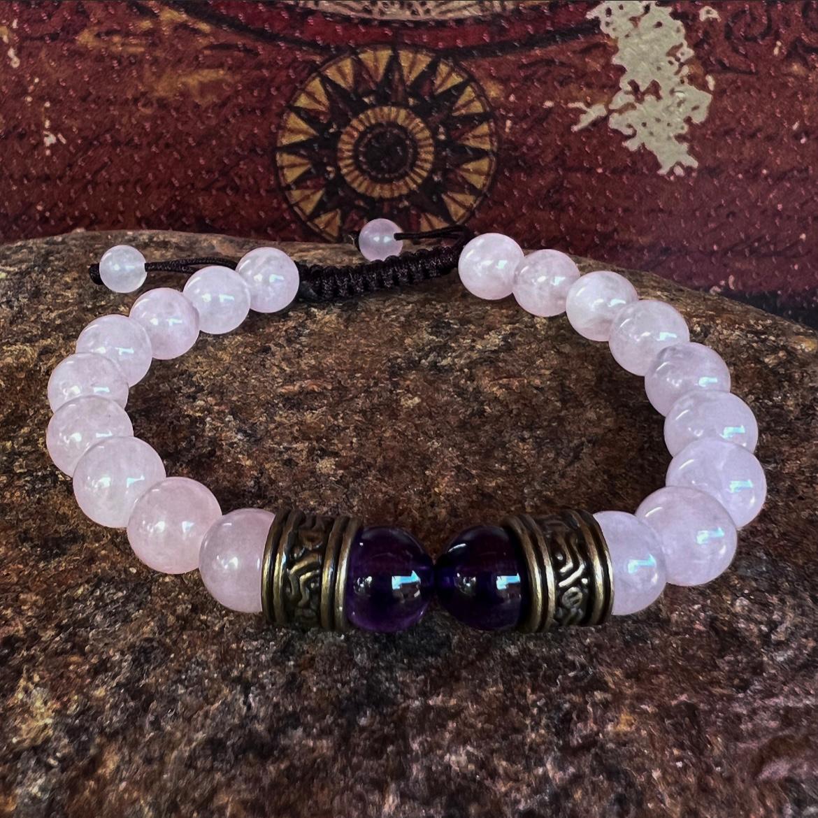 Quartz rose ¤ Améthyste 