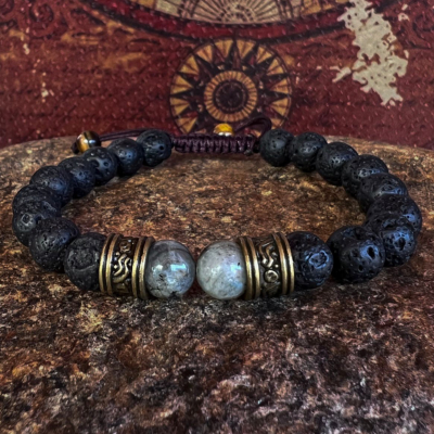 Pierre de lave ¤ Labradorite