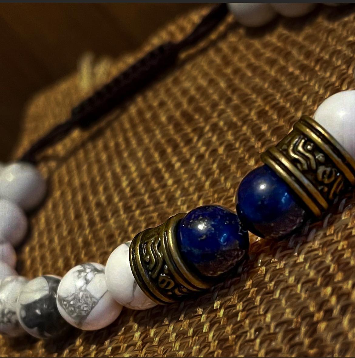 Howlite ¤ Lapis-lazuli